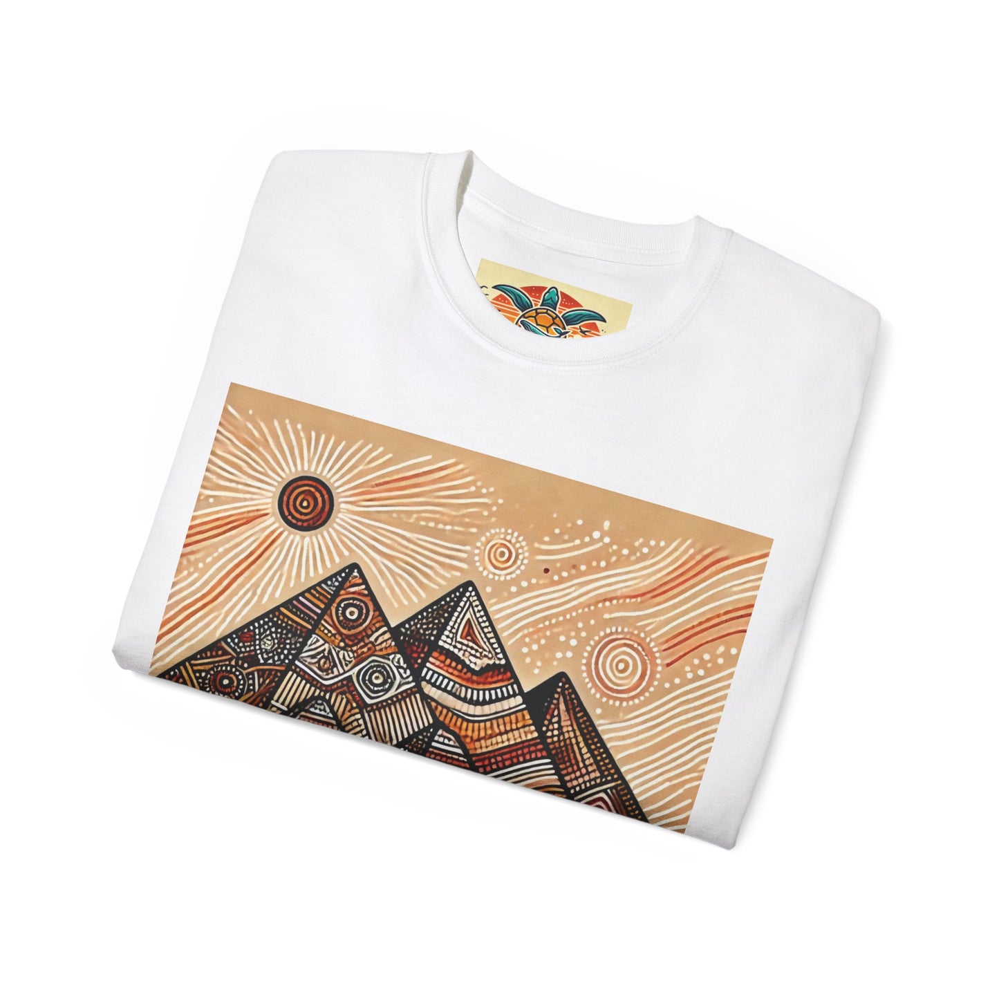 Mystische Pyramiden – Aboriginal Art T-Shirt