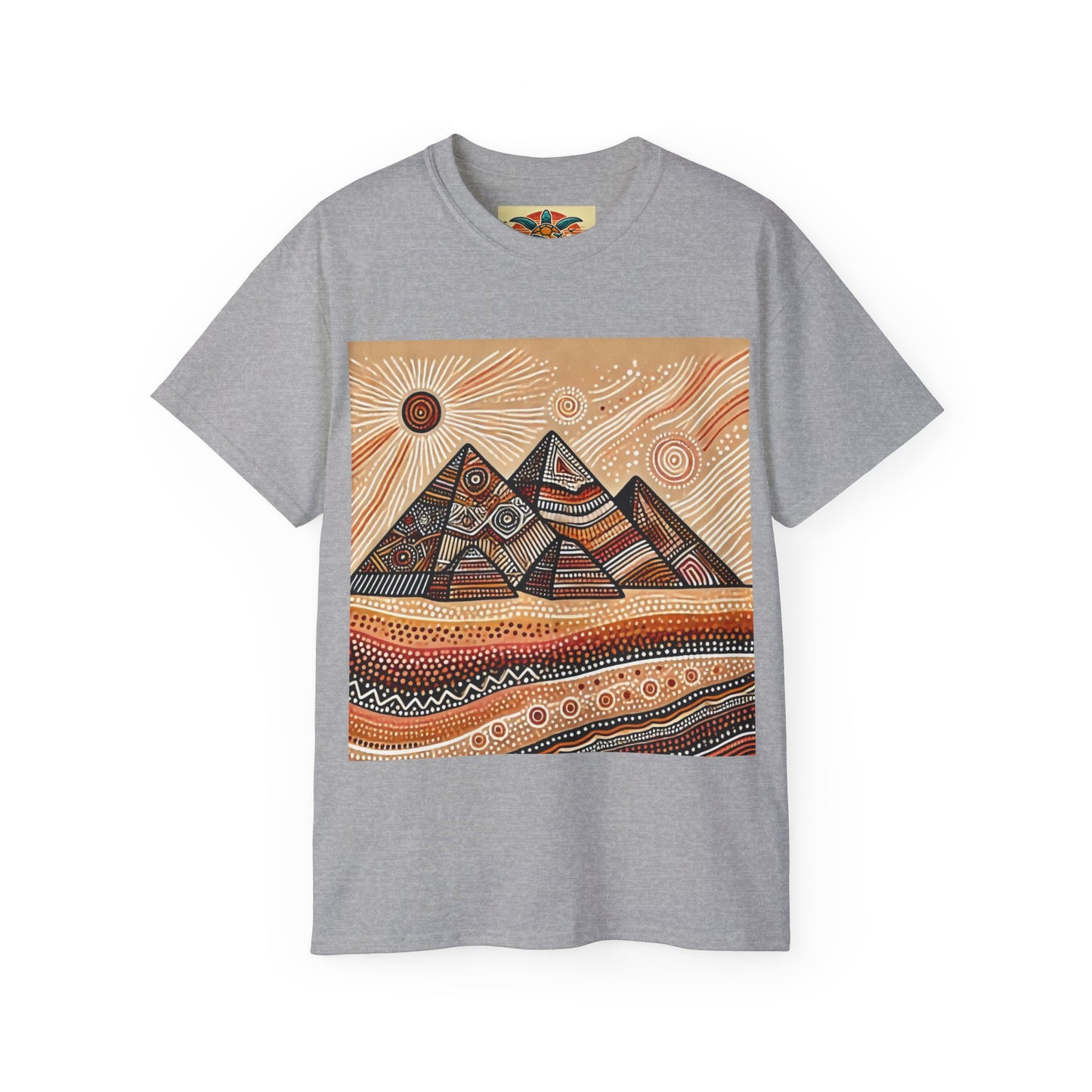 Mystische Pyramiden – Aboriginal Art T-Shirt