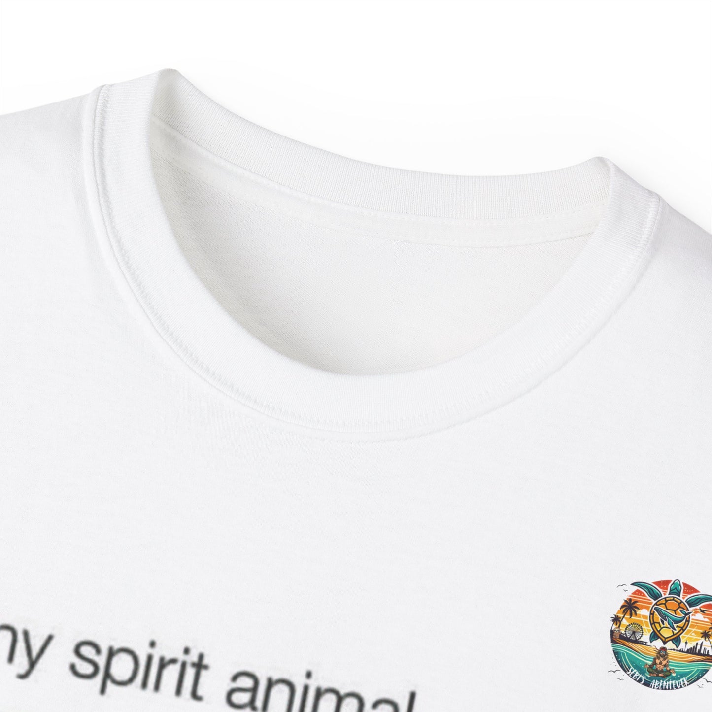 Mein spirituelles Tier – Lustiges T-Shirt mit Schildkröten-Design