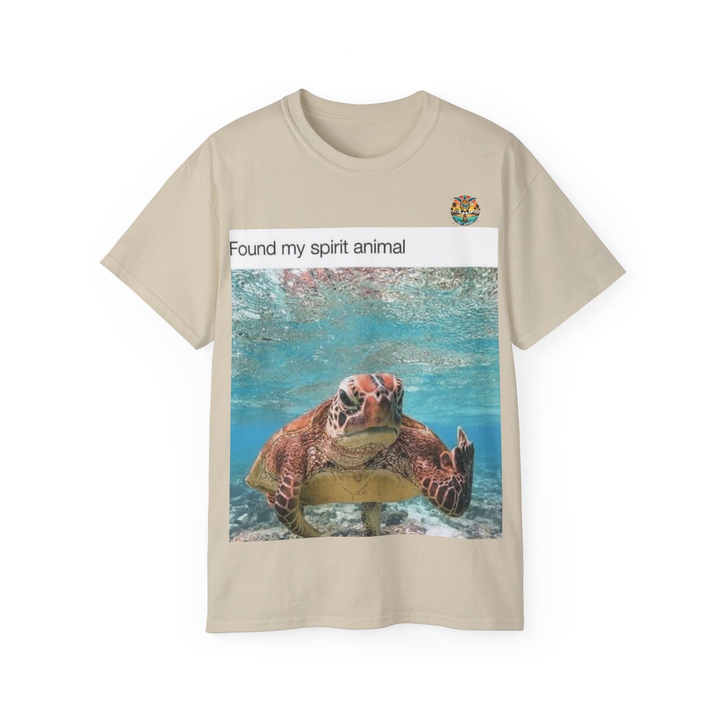 Mein spirituelles Tier – Lustiges T-Shirt mit Schildkröten-Design