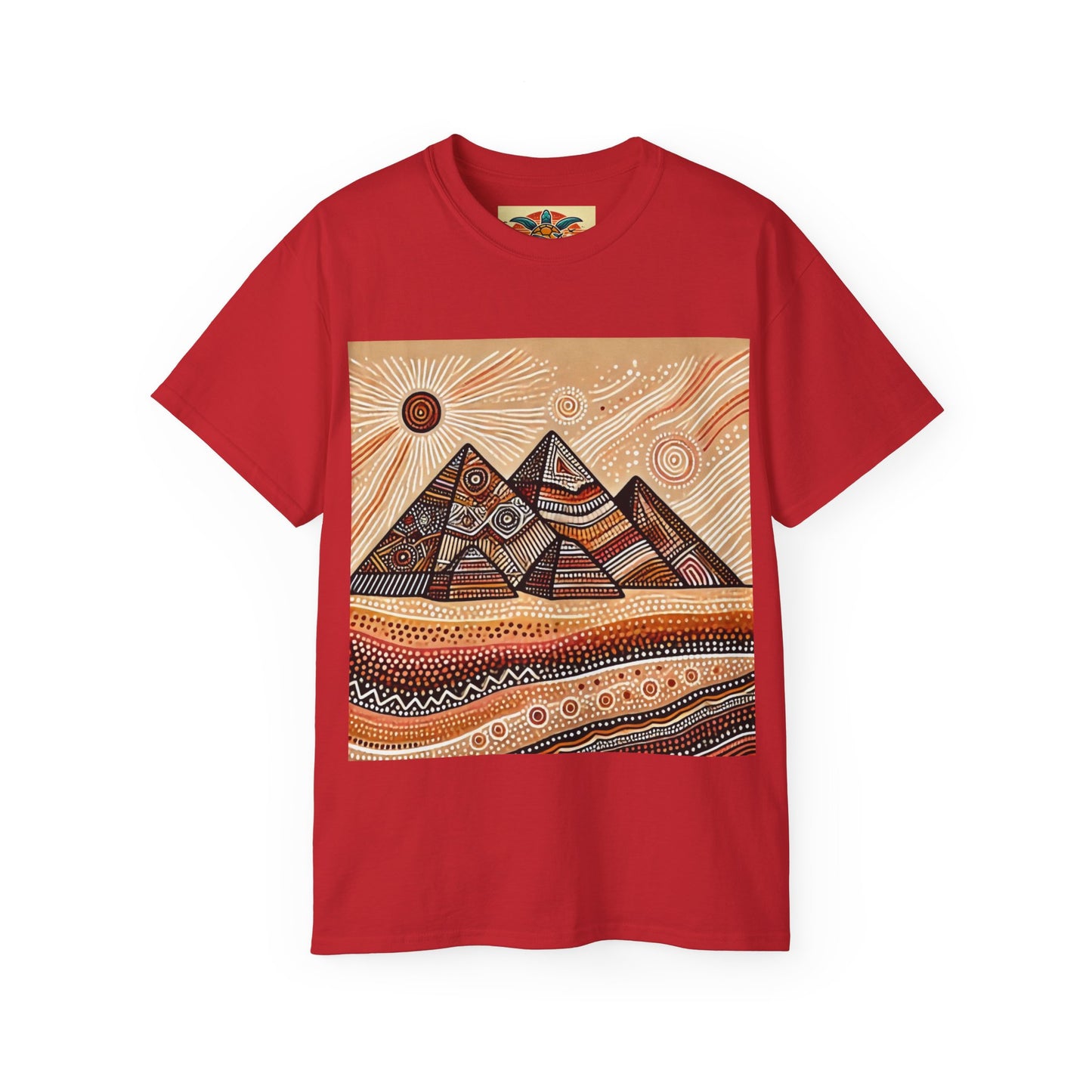 Mystische Pyramiden – Aboriginal Art T-Shirt