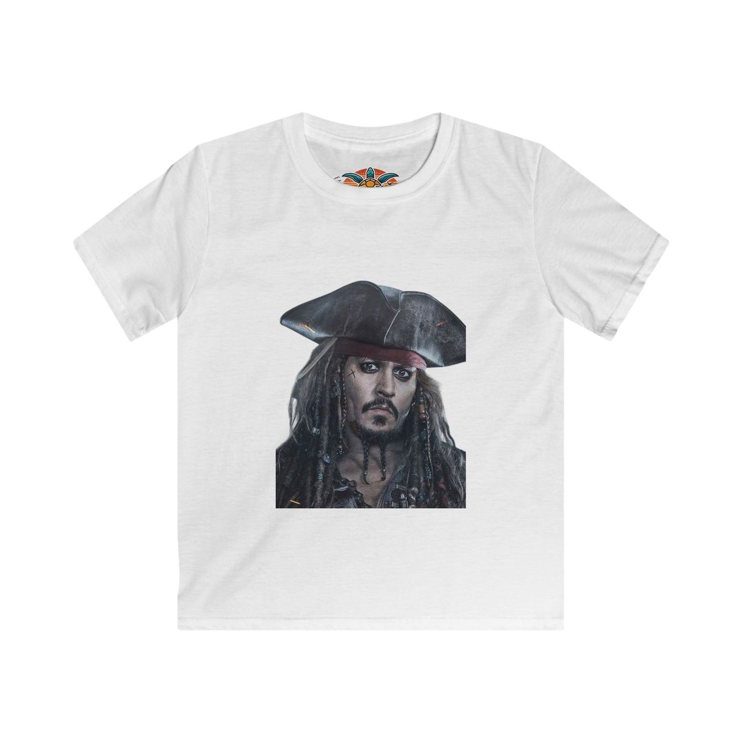 Captain Jack Sparrow – Johnny Depp T-Shirt für Kinder