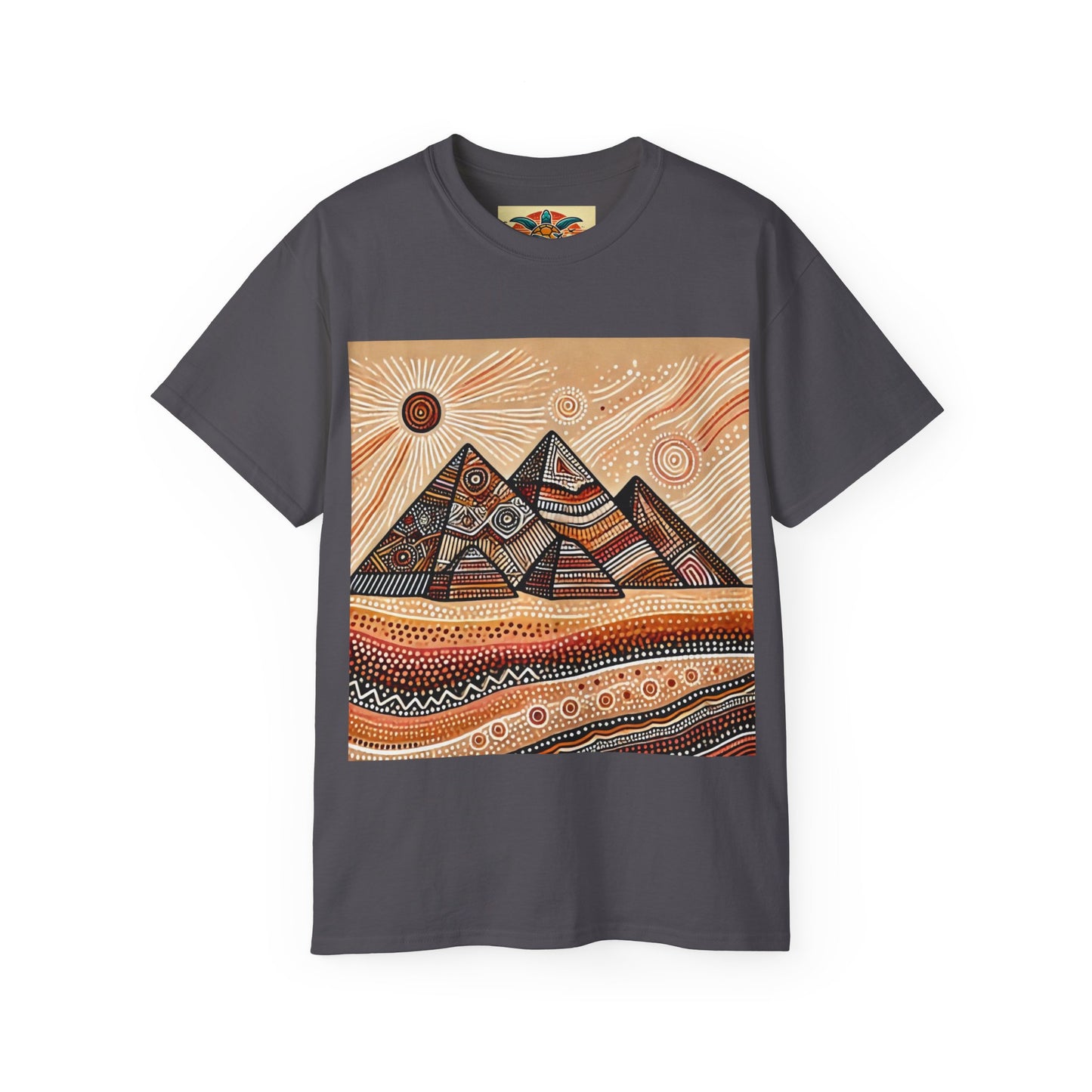 Mystische Pyramiden – Aboriginal Art T-Shirt