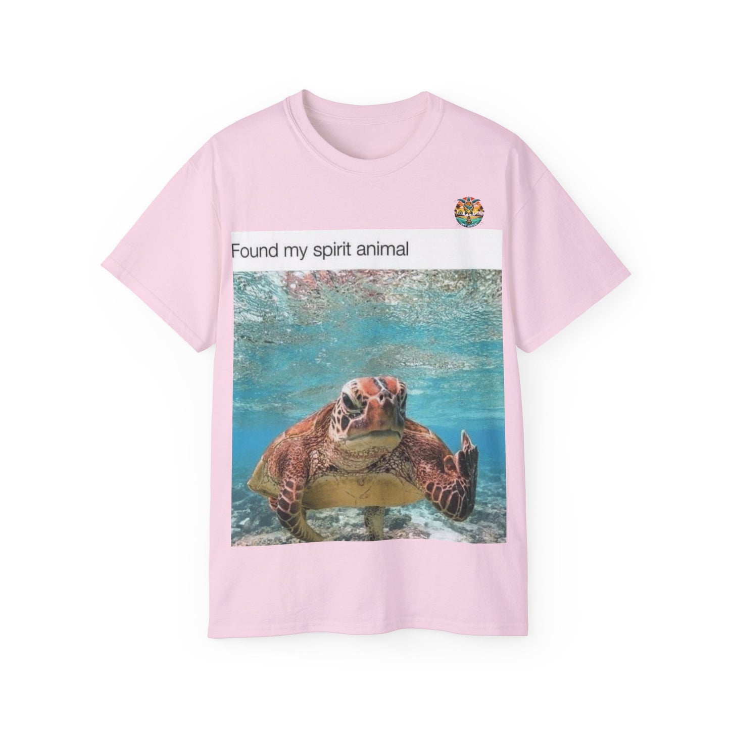 Mein spirituelles Tier – Lustiges T-Shirt mit Schildkröten-Design