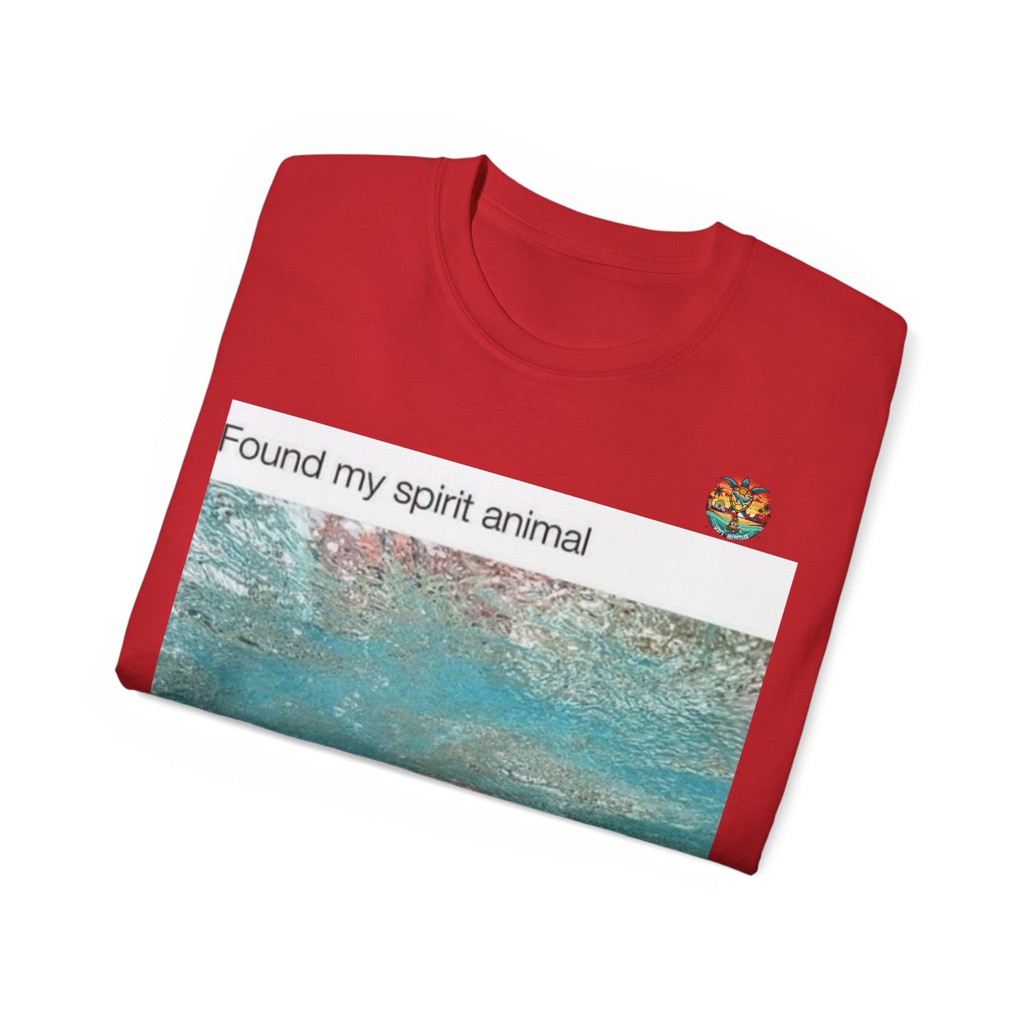 Mein spirituelles Tier – Lustiges T-Shirt mit Schildkröten-Design