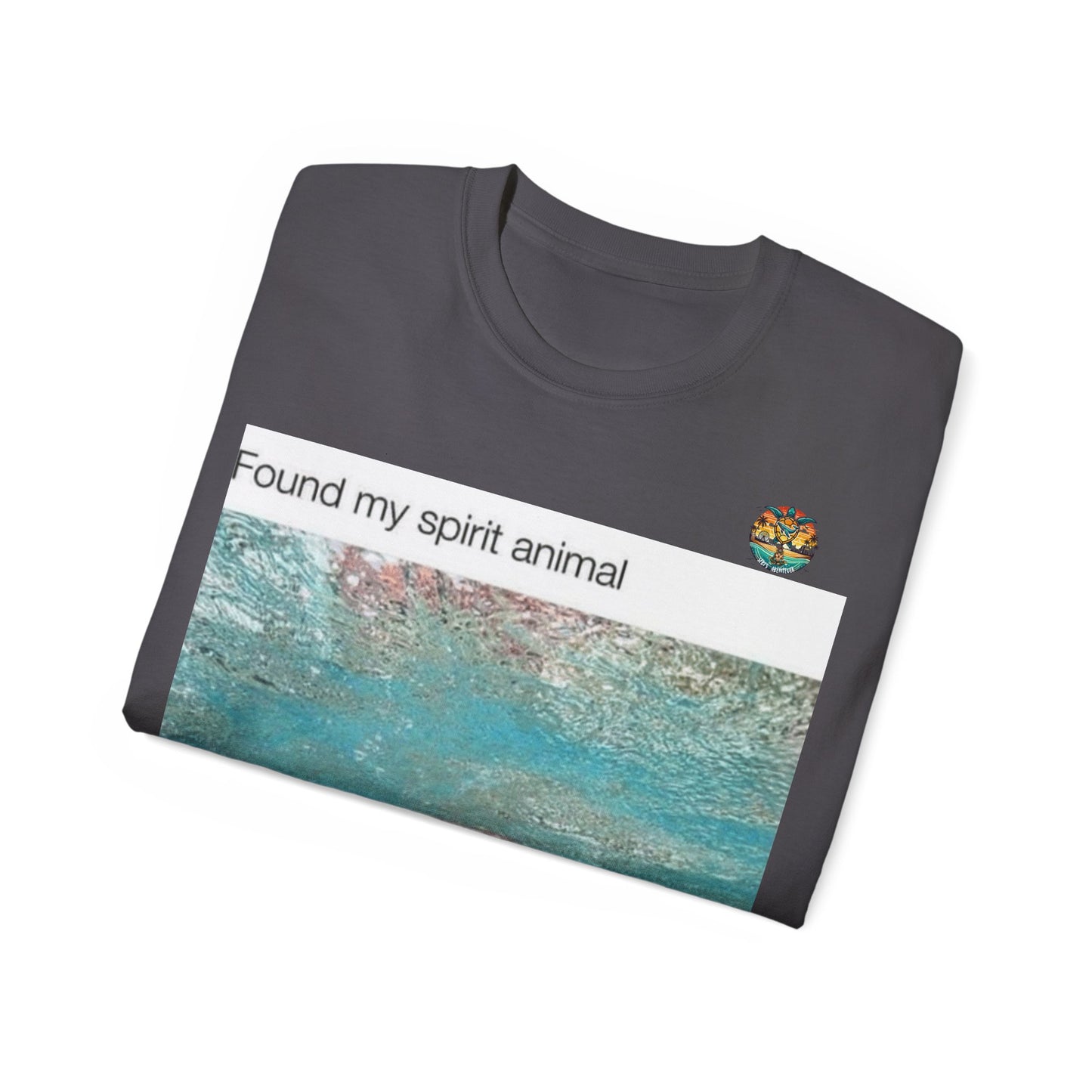Mein spirituelles Tier – Lustiges T-Shirt mit Schildkröten-Design
