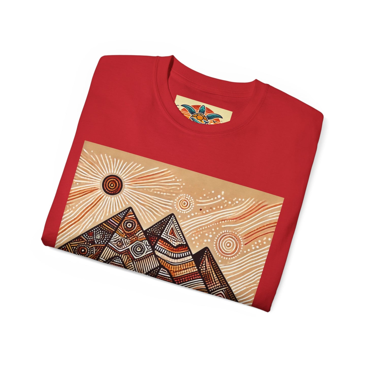 Mystische Pyramiden – Aboriginal Art T-Shirt