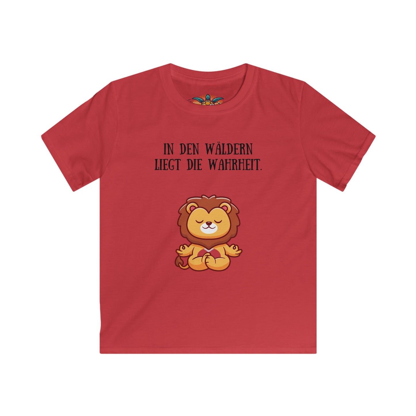 Löwenherz der Wahrheit – Meditations T-Shirt für Kinder