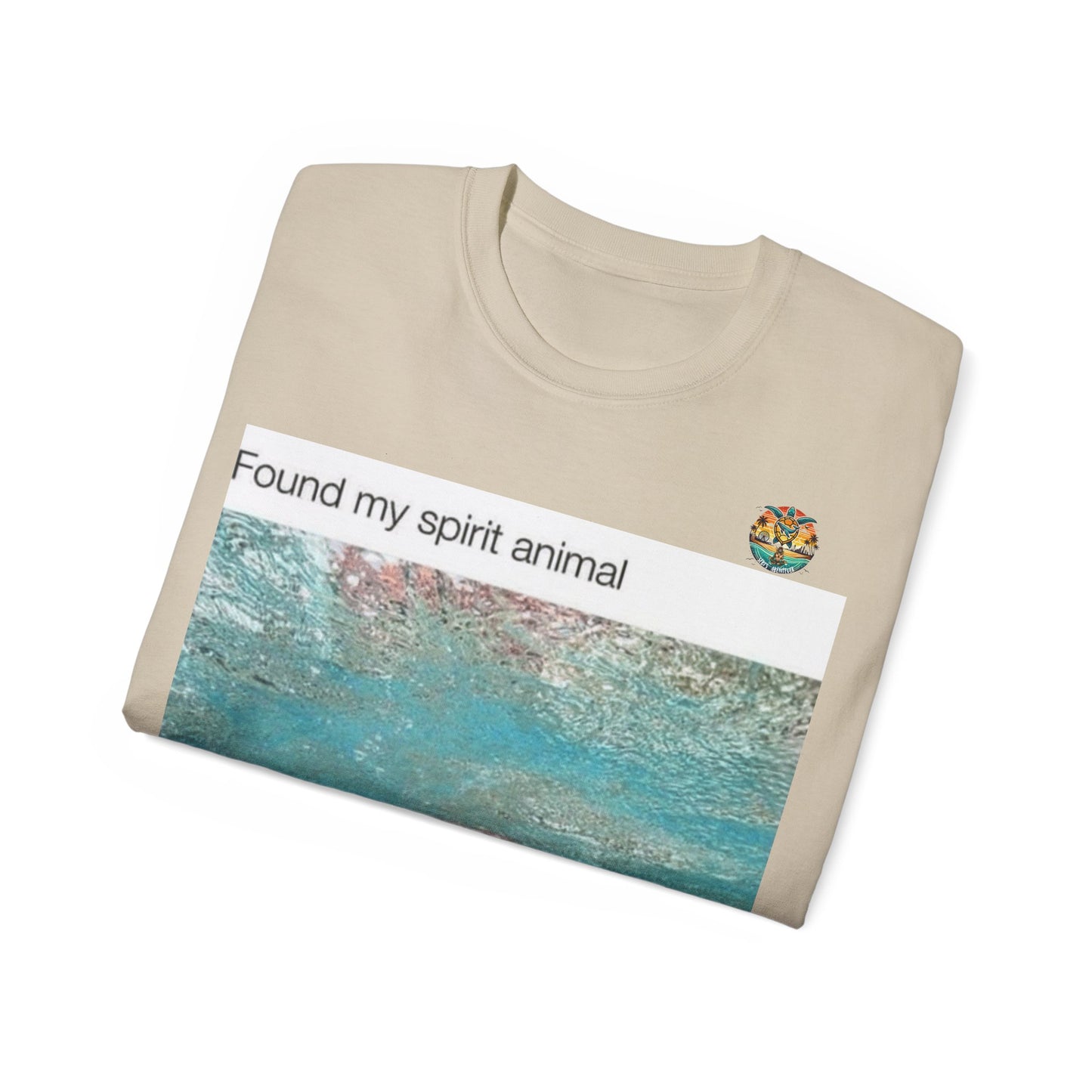 Mein spirituelles Tier – Lustiges T-Shirt mit Schildkröten-Design