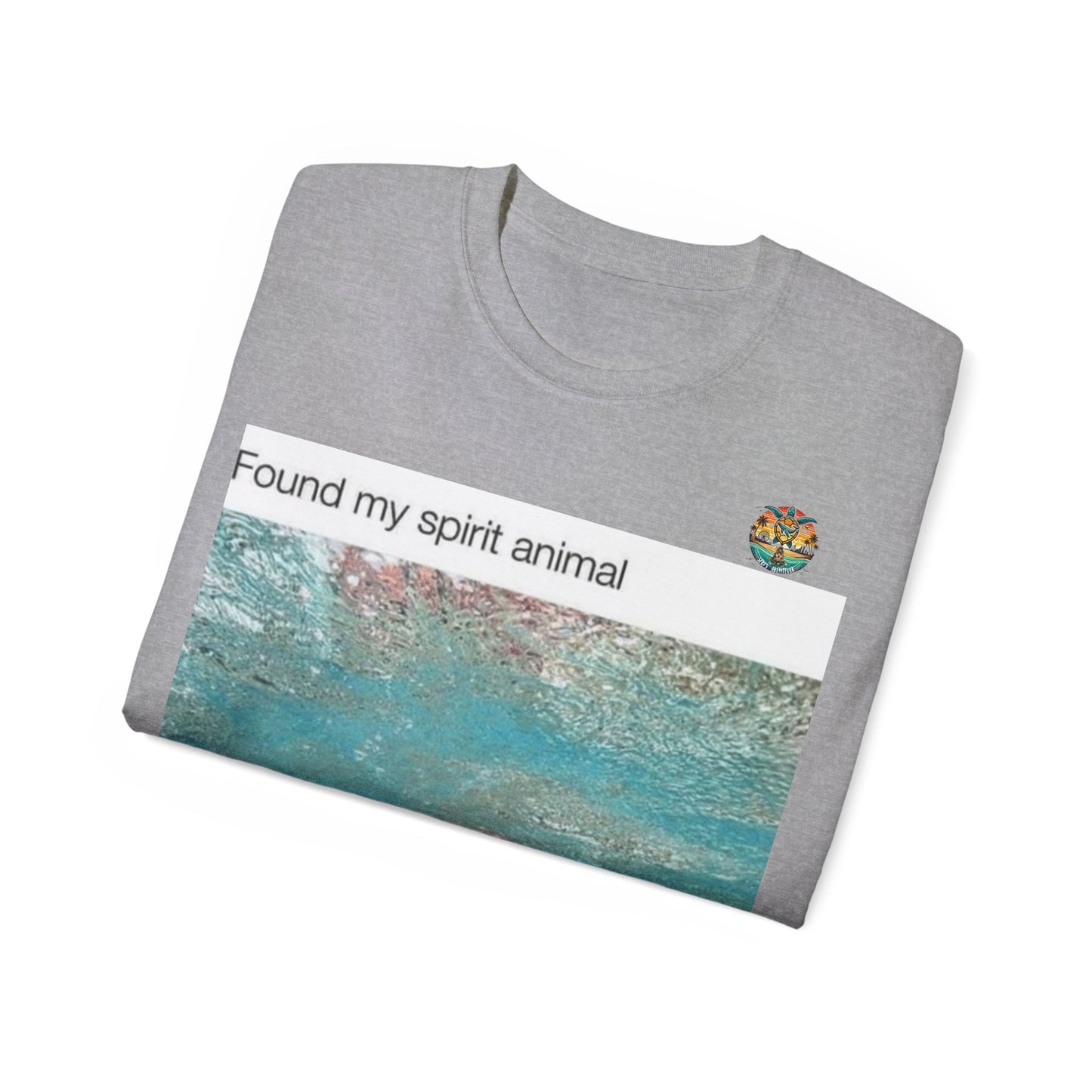 Mein spirituelles Tier – Lustiges T-Shirt mit Schildkröten-Design