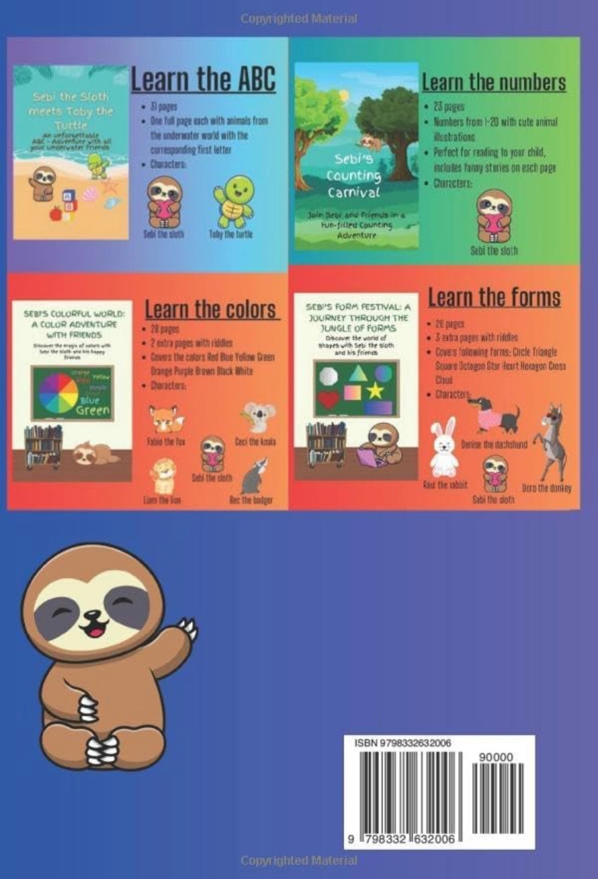 Sebi’s Adventure Part 1: ABC, Numbers, Colours and Forms