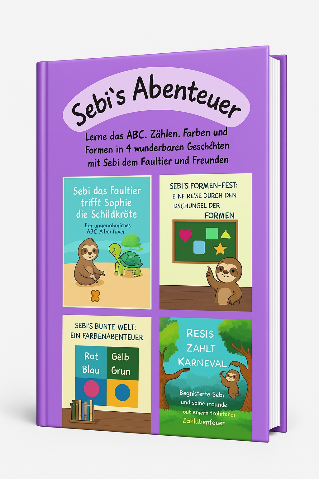 Sebi’s Abenteuer Teil 1: Lerne das ABC, die Farben, Formen und Zahlen bis 20
