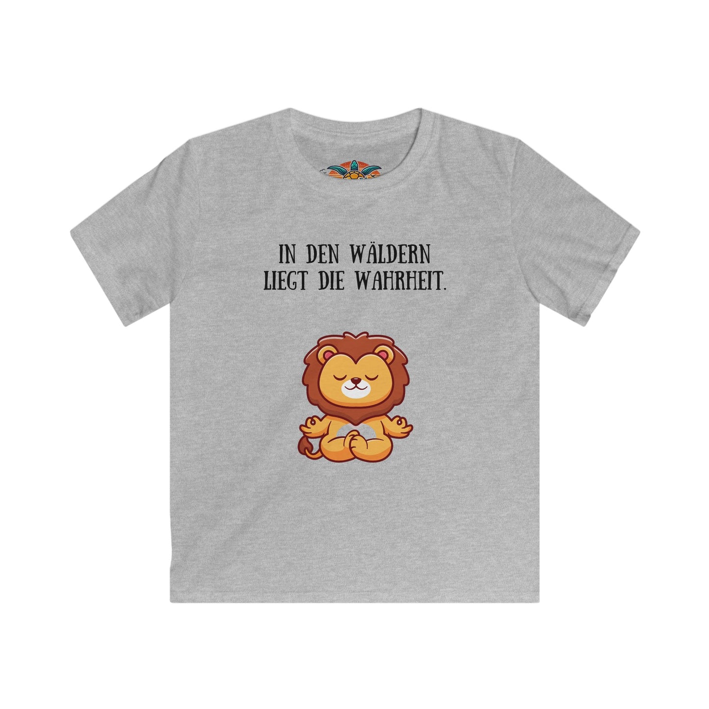 Löwenherz der Wahrheit – Meditations T-Shirt für Kinder