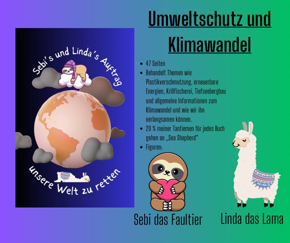 Sebi’s Abenteuer Teil 2: Lerne alles über Hobbys, Berufe und den Schutz unseres Planeten