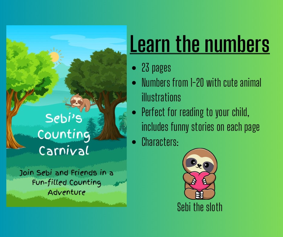 Sebi’s Adventure Part 1: ABC, Numbers, Colours and Forms