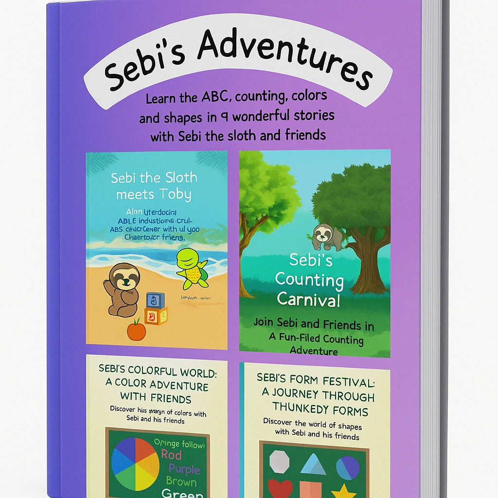 Sebi’s Adventure Part 1: ABC, Numbers, Colours and Forms