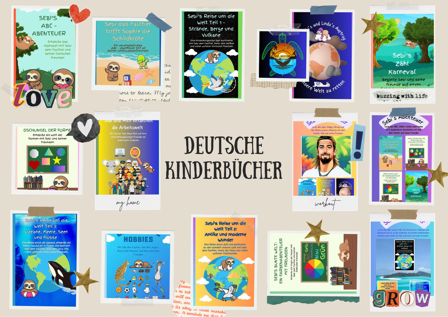 Sebi’s Abenteuer - Deutsche Kinderbücher