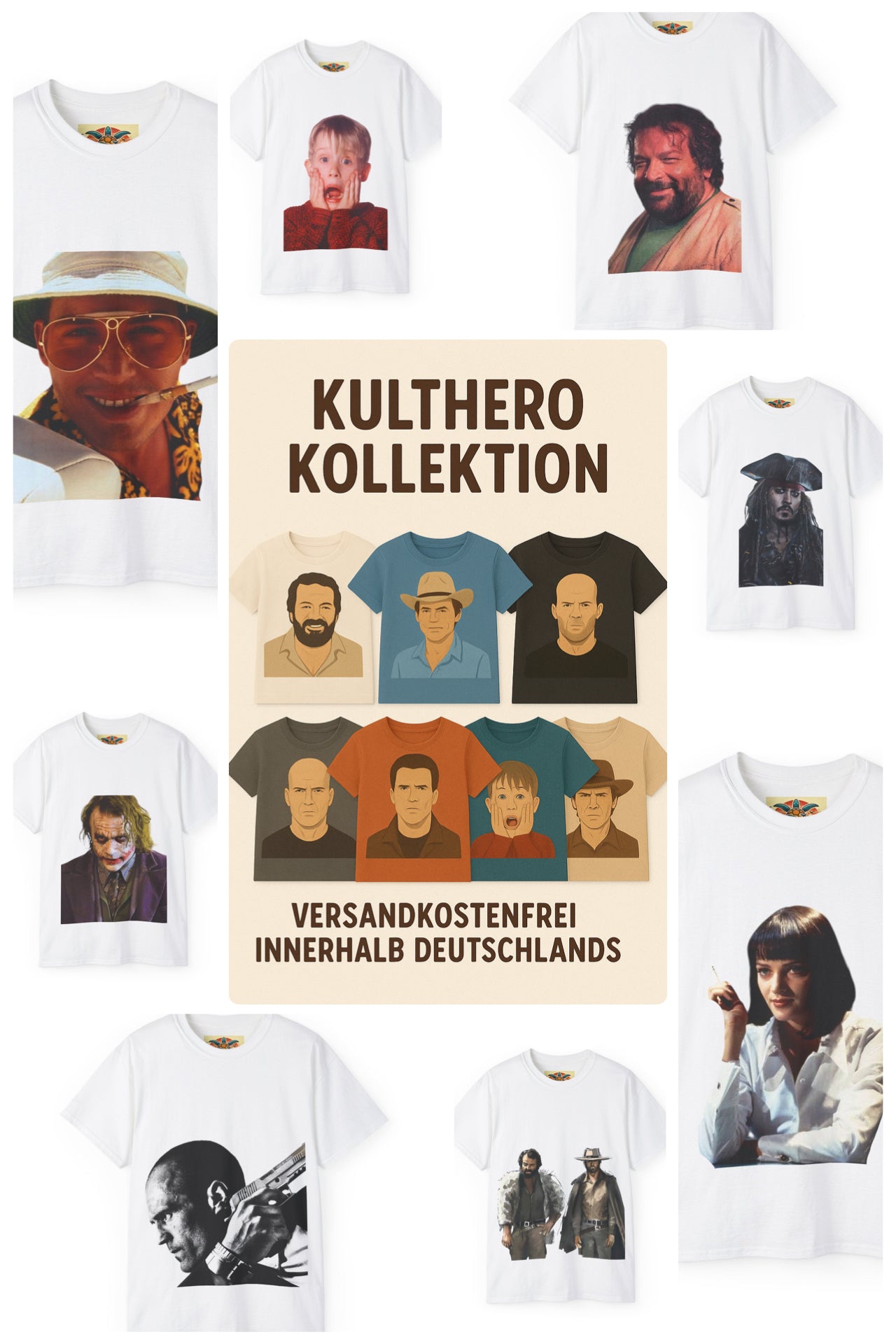 🎬 Kultfilm-Legenden – Exklusive T-Shirt Kollektion