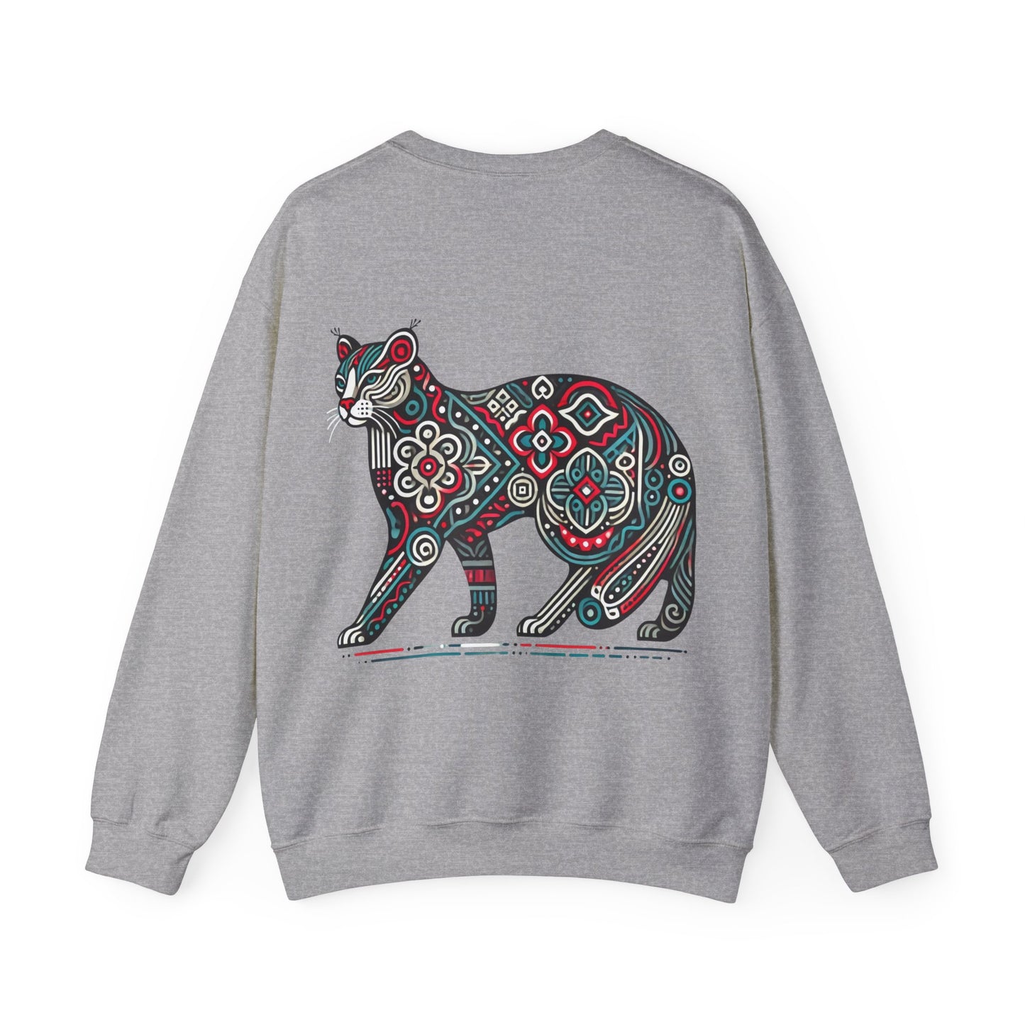 Tribal Cat Sweatshirt – Sebi’s Abenteuer Edition