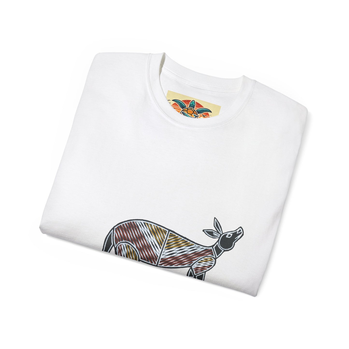 Tribal Kangaroo T-Shirt – Sebi’s Abenteuer Edition