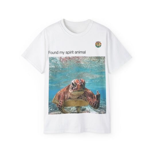 Mein spirituelles Tier – Lustiges T-Shirt mit Schildkröten-Design
