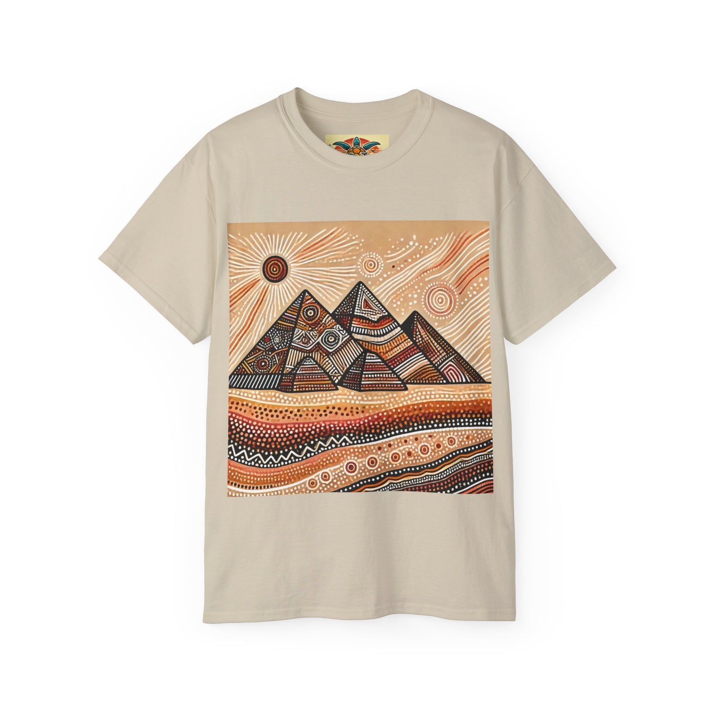 Mystische Pyramiden – Aboriginal Art T-Shirt
