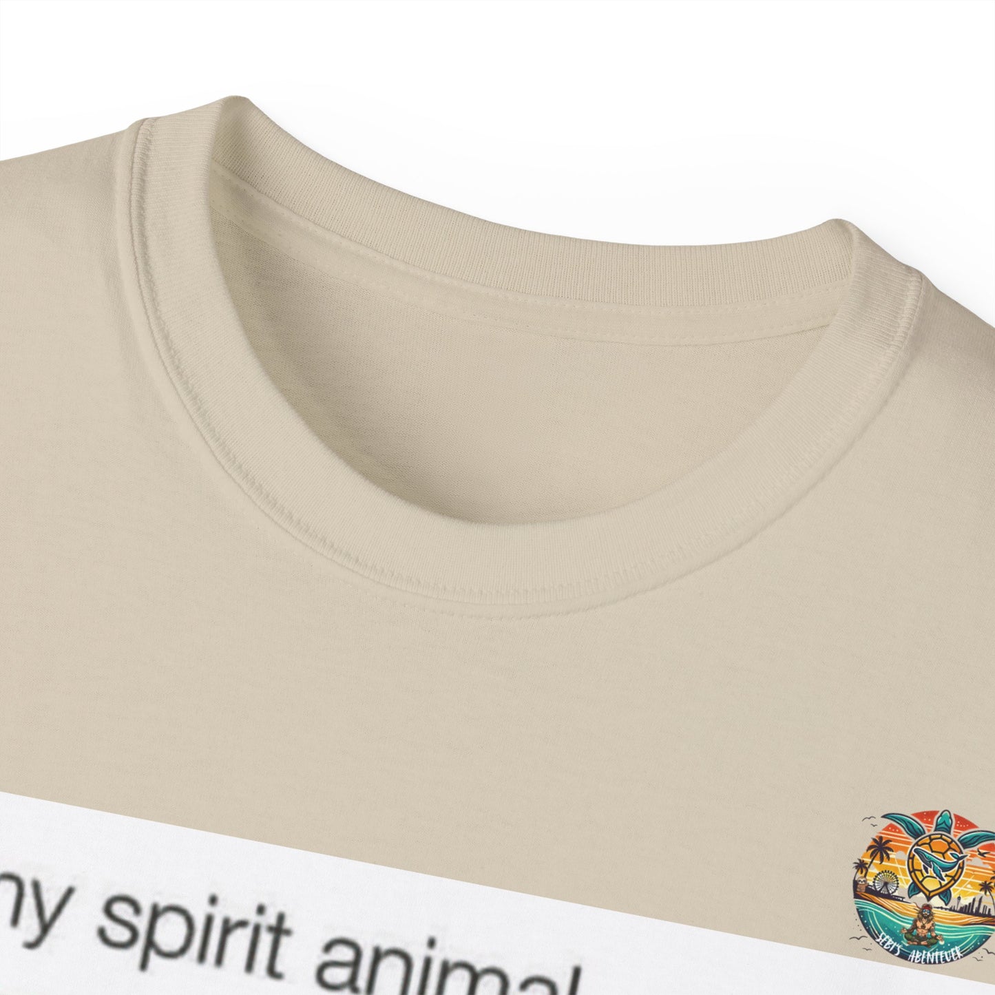 Mein spirituelles Tier – Lustiges T-Shirt mit Schildkröten-Design