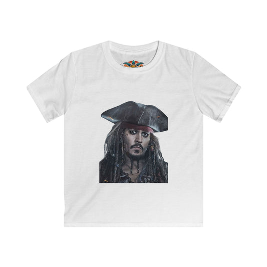 Captain Jack Sparrow – Johnny Depp T-Shirt für Kinder