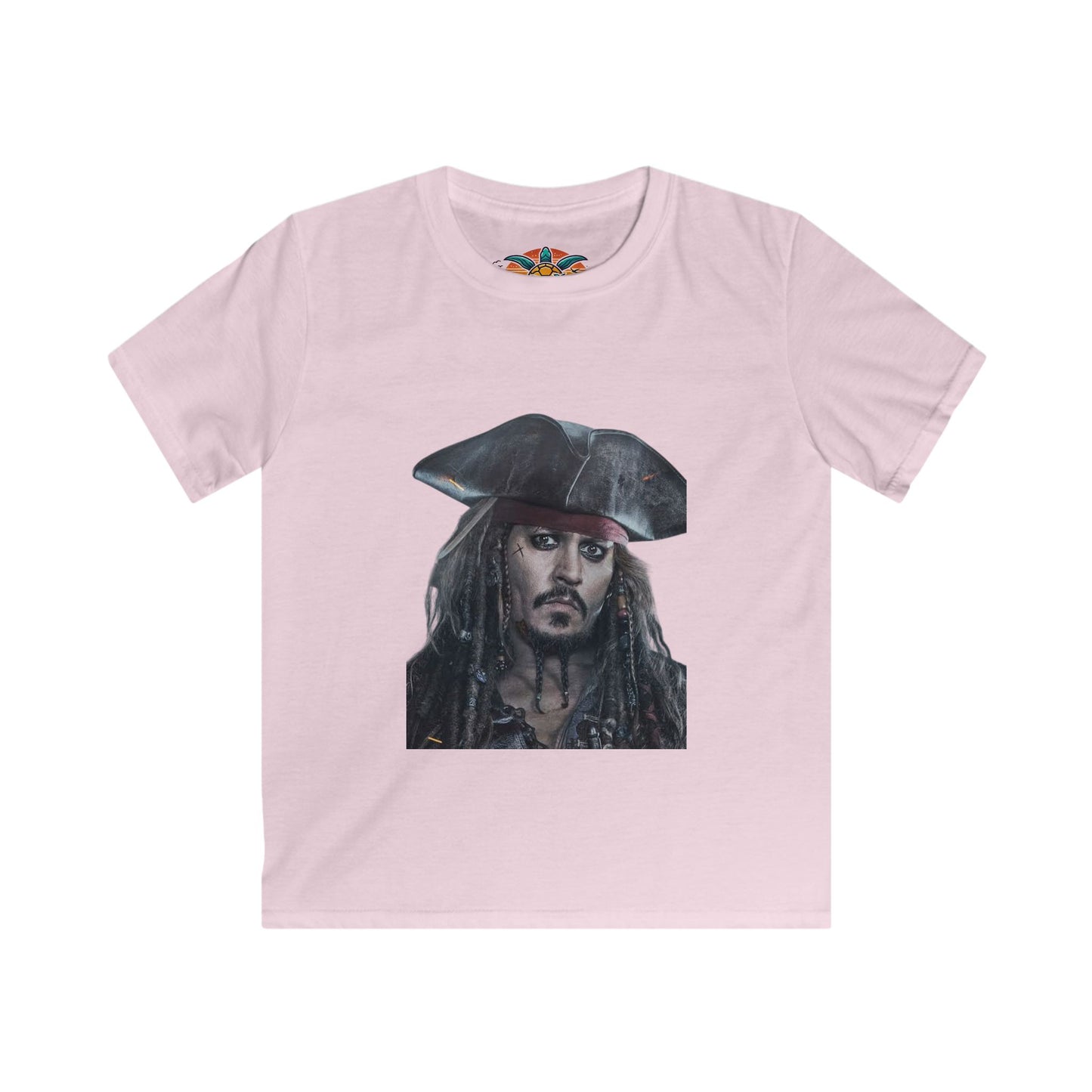 Captain Jack Sparrow – Johnny Depp T-Shirt für Kinder