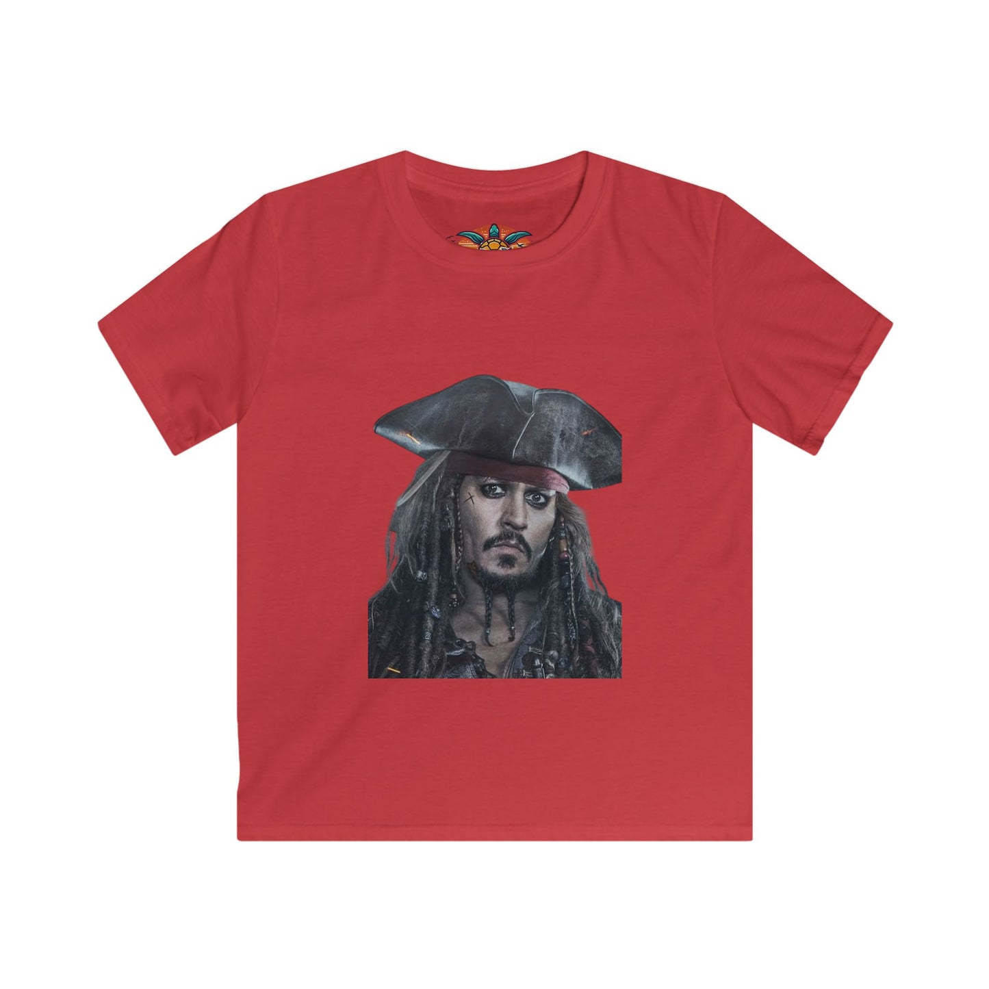 Captain Jack Sparrow – Johnny Depp T-Shirt für Kinder