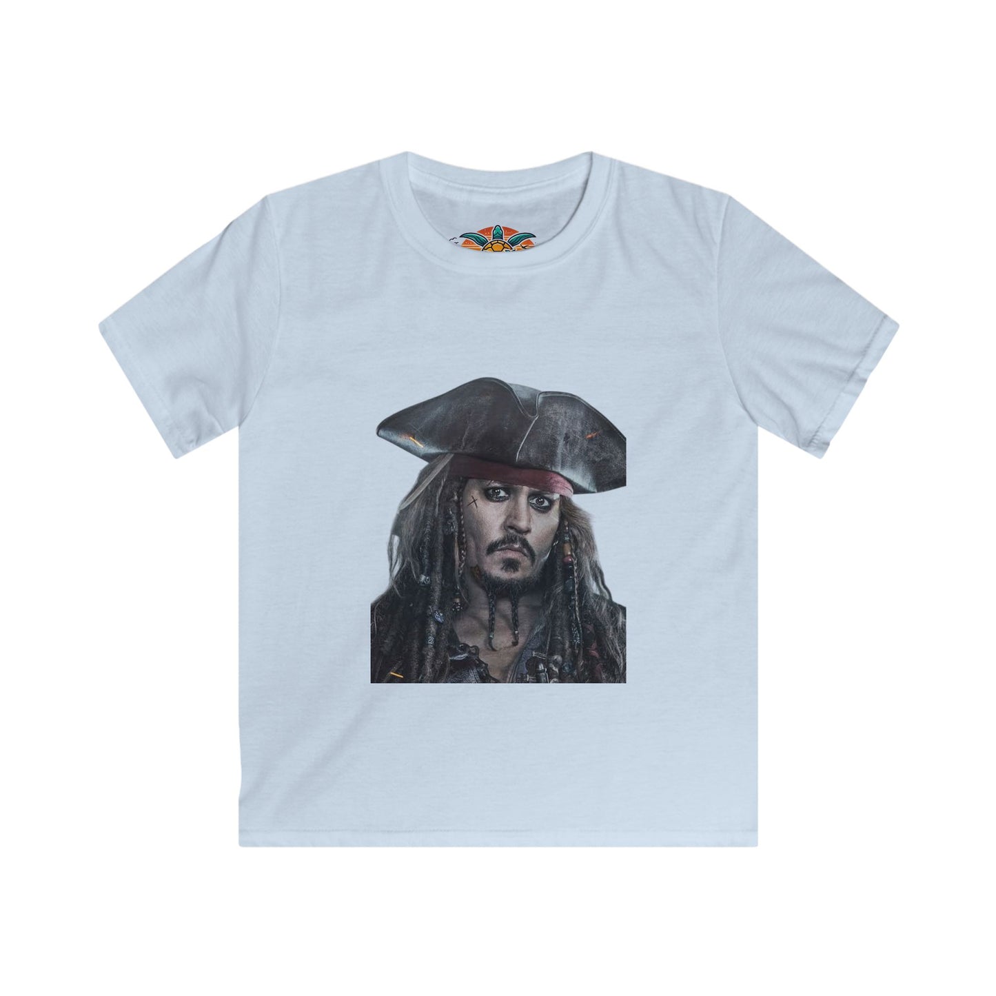 Captain Jack Sparrow – Johnny Depp T-Shirt für Kinder