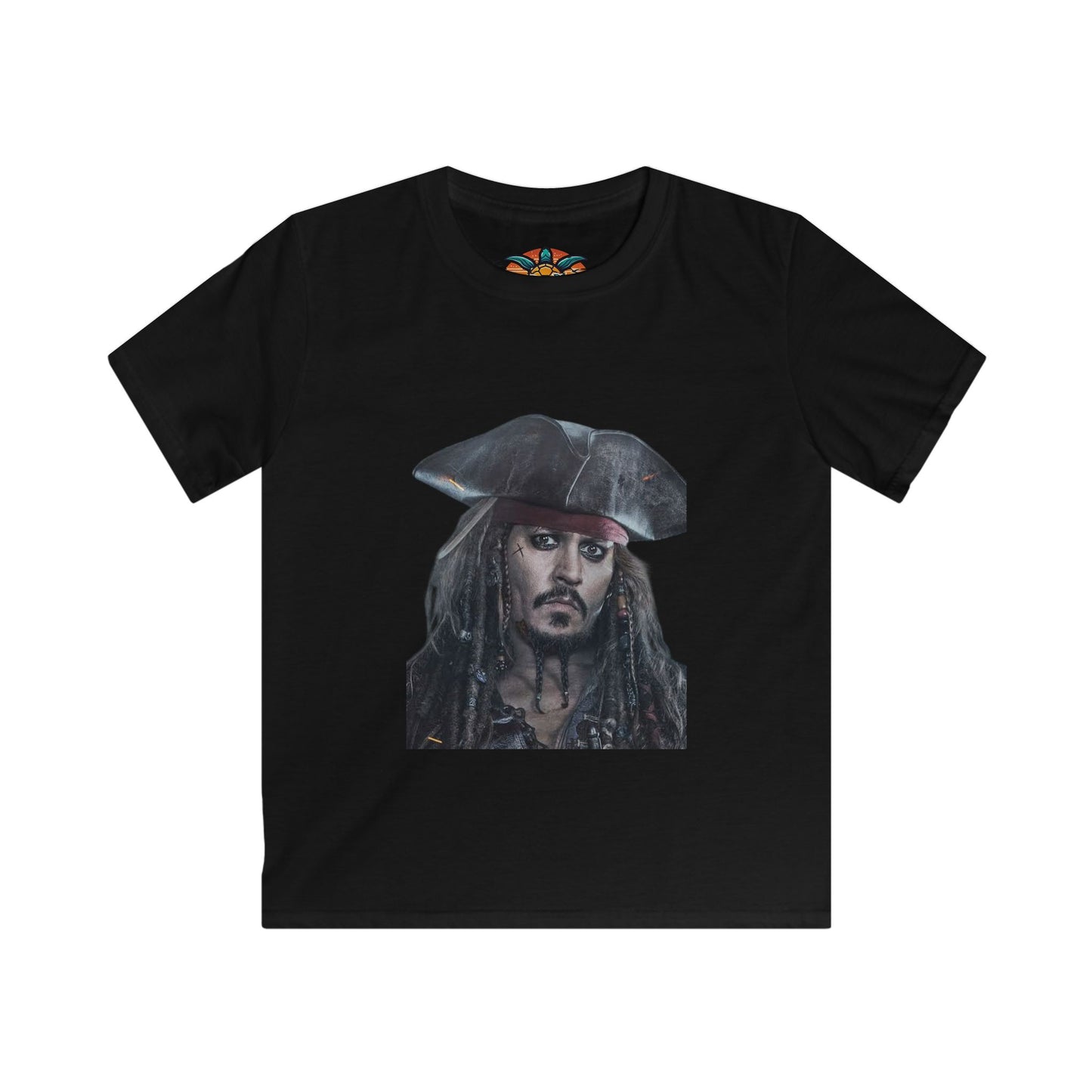 Captain Jack Sparrow – Johnny Depp T-Shirt für Kinder