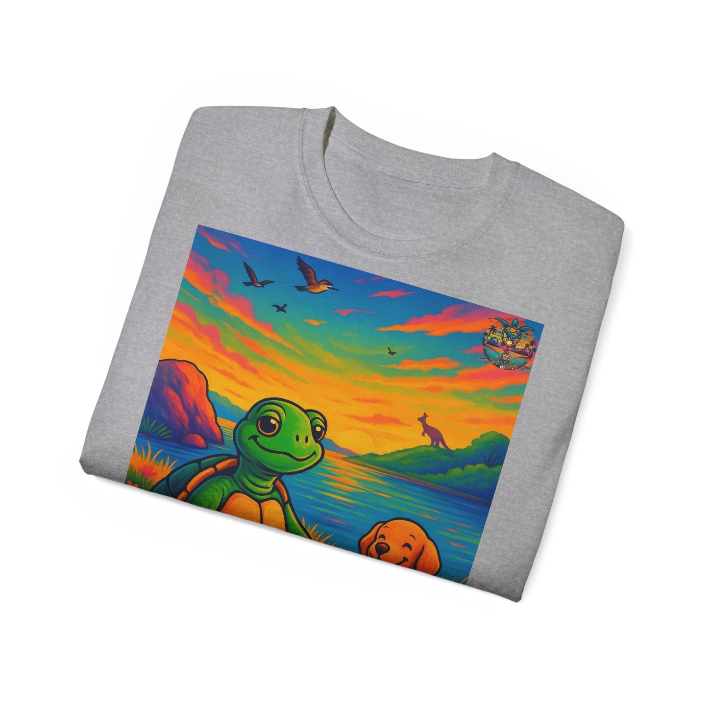 „Life is so short“ – Wohlfühl Shirt mit Schildkröte & Doggo Vibes