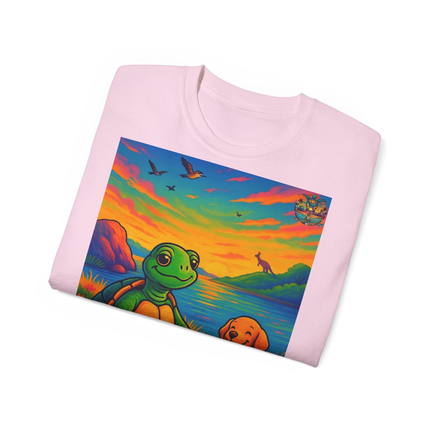 „Life is so short“ – Wohlfühl Shirt mit Schildkröte & Doggo Vibes