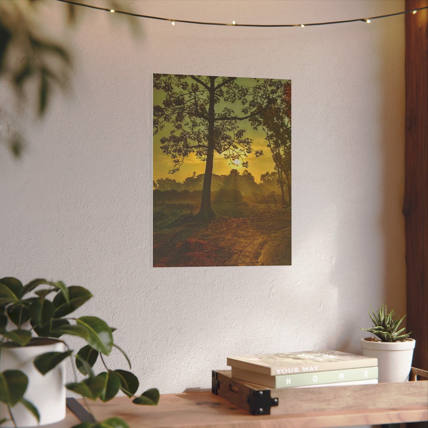 Canvas Morgenruhe – Ein Moment der Stille