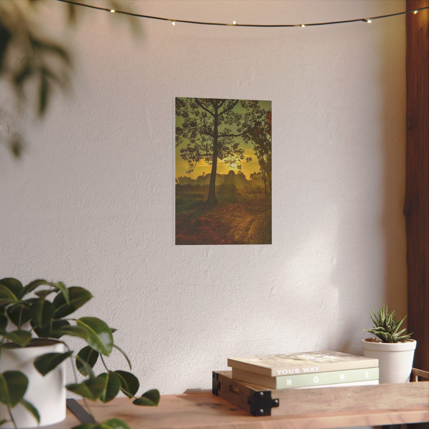 Canvas Morgenruhe – Ein Moment der Stille