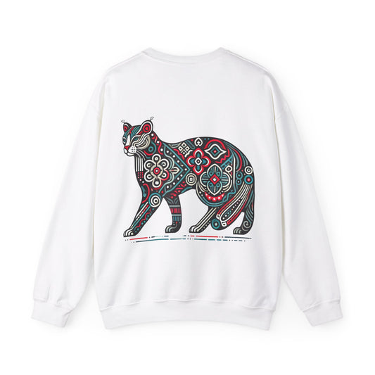 Tribal Cat Sweatshirt – Sebi’s Abenteuer Edition