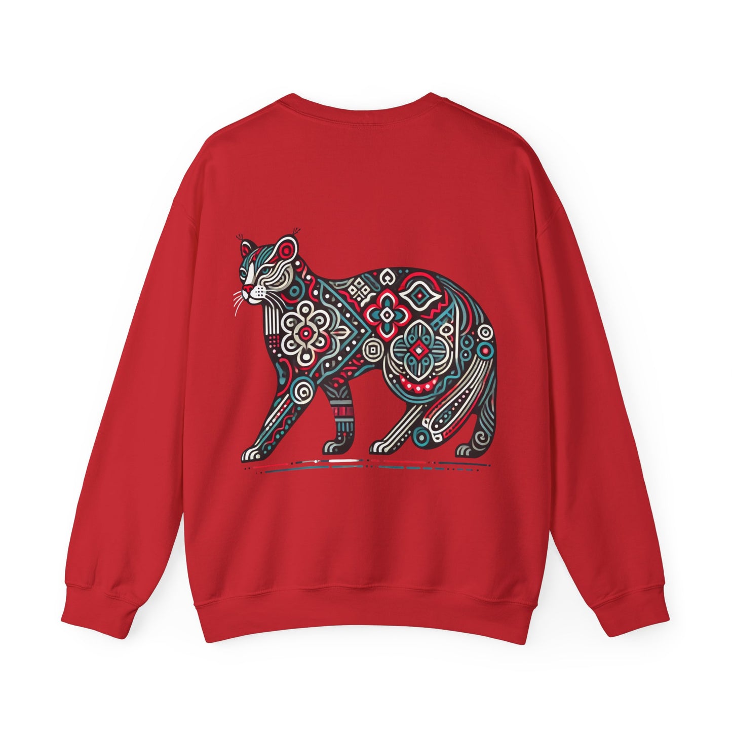 Tribal Cat Sweatshirt – Sebi’s Abenteuer Edition