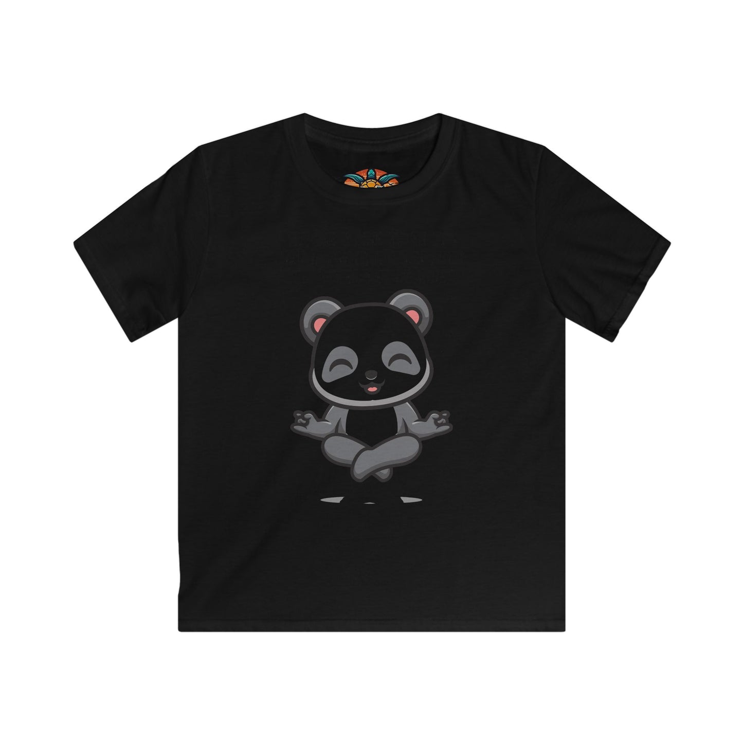 Neubeginn T-Shirt für Kinder – Der Meditative Panda
