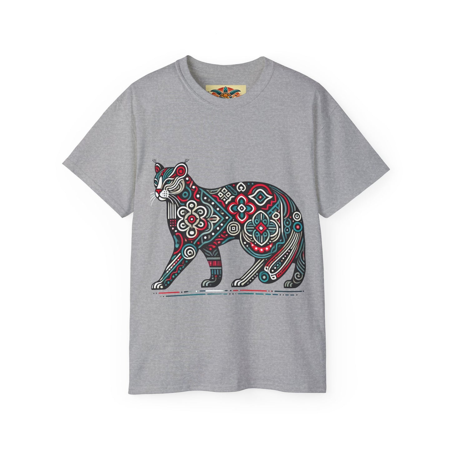 Tribal Cat T-Shirt – Sebi’s Abenteuer Edition