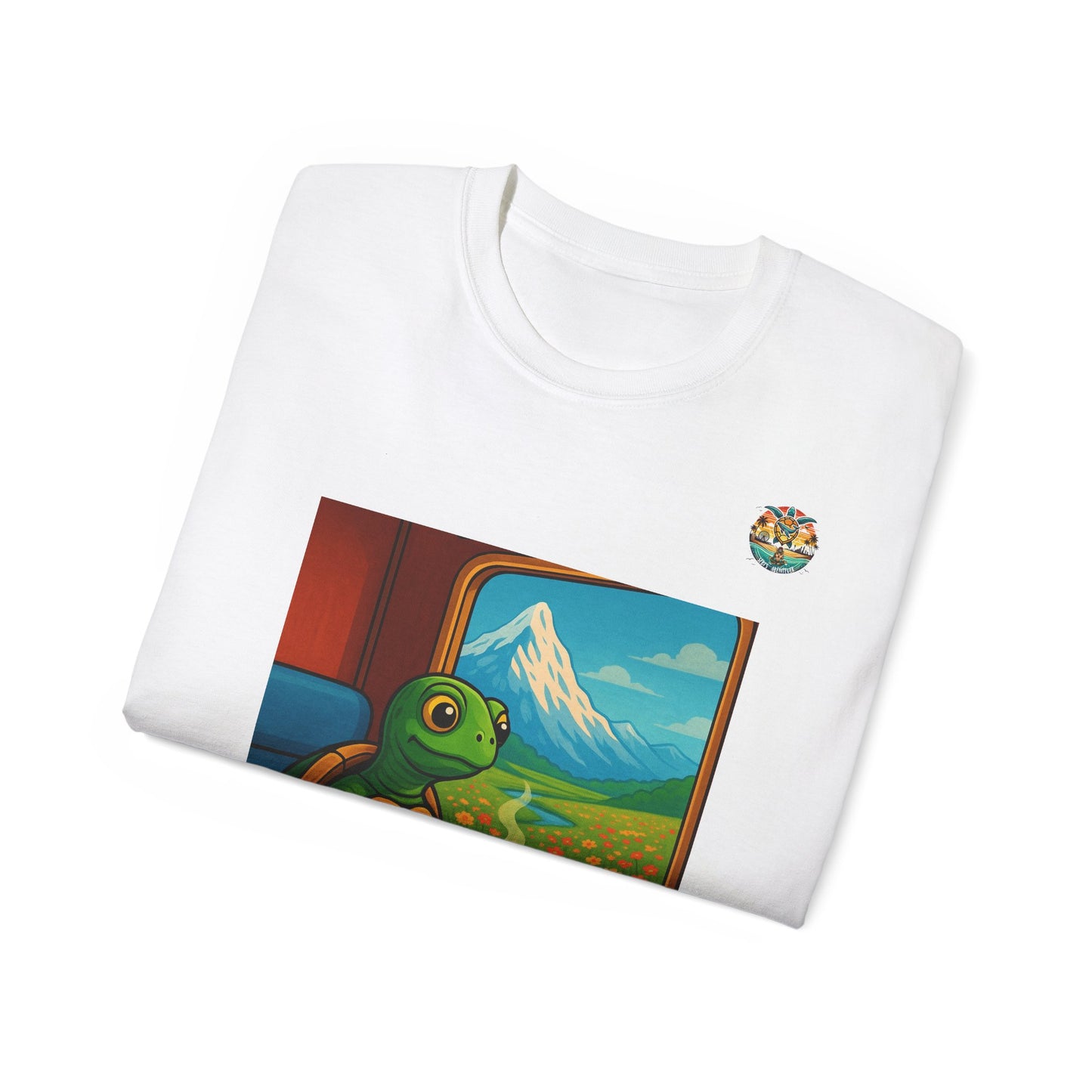 „Wrong Train, Right Lesson“ – Schildkröten-Zugreise T-Shirt