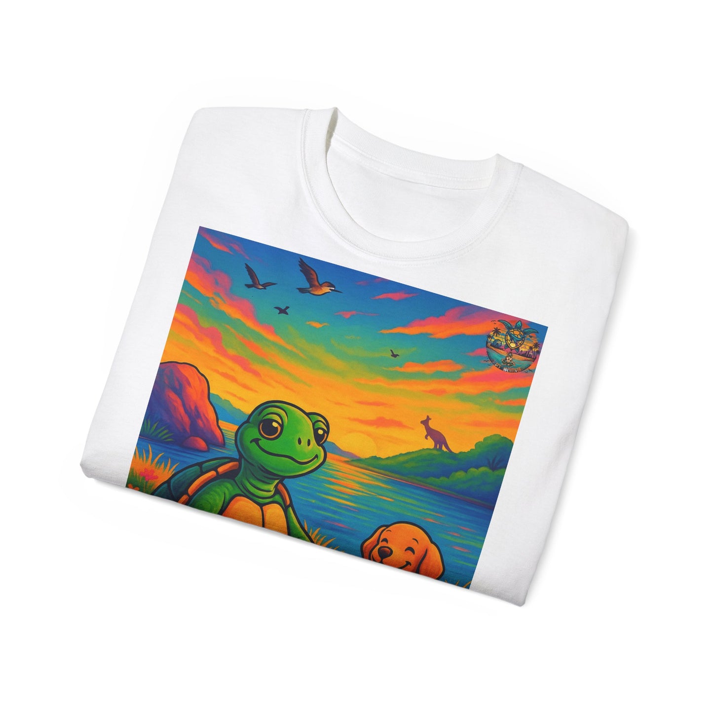„Life is so short“ – Wohlfühl Shirt mit Schildkröte & Doggo Vibes