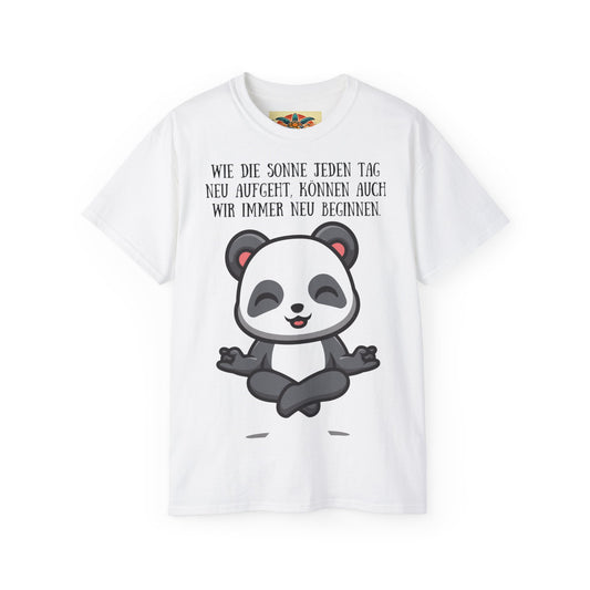 Neubeginn T-Shirt – Der Meditative Panda