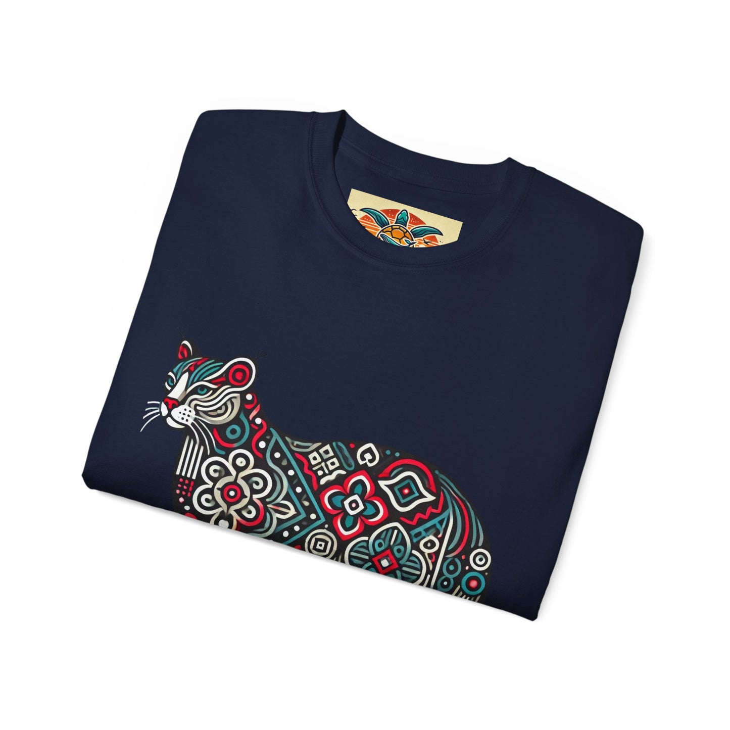 Tribal Cat T-Shirt – Sebi’s Abenteuer Edition