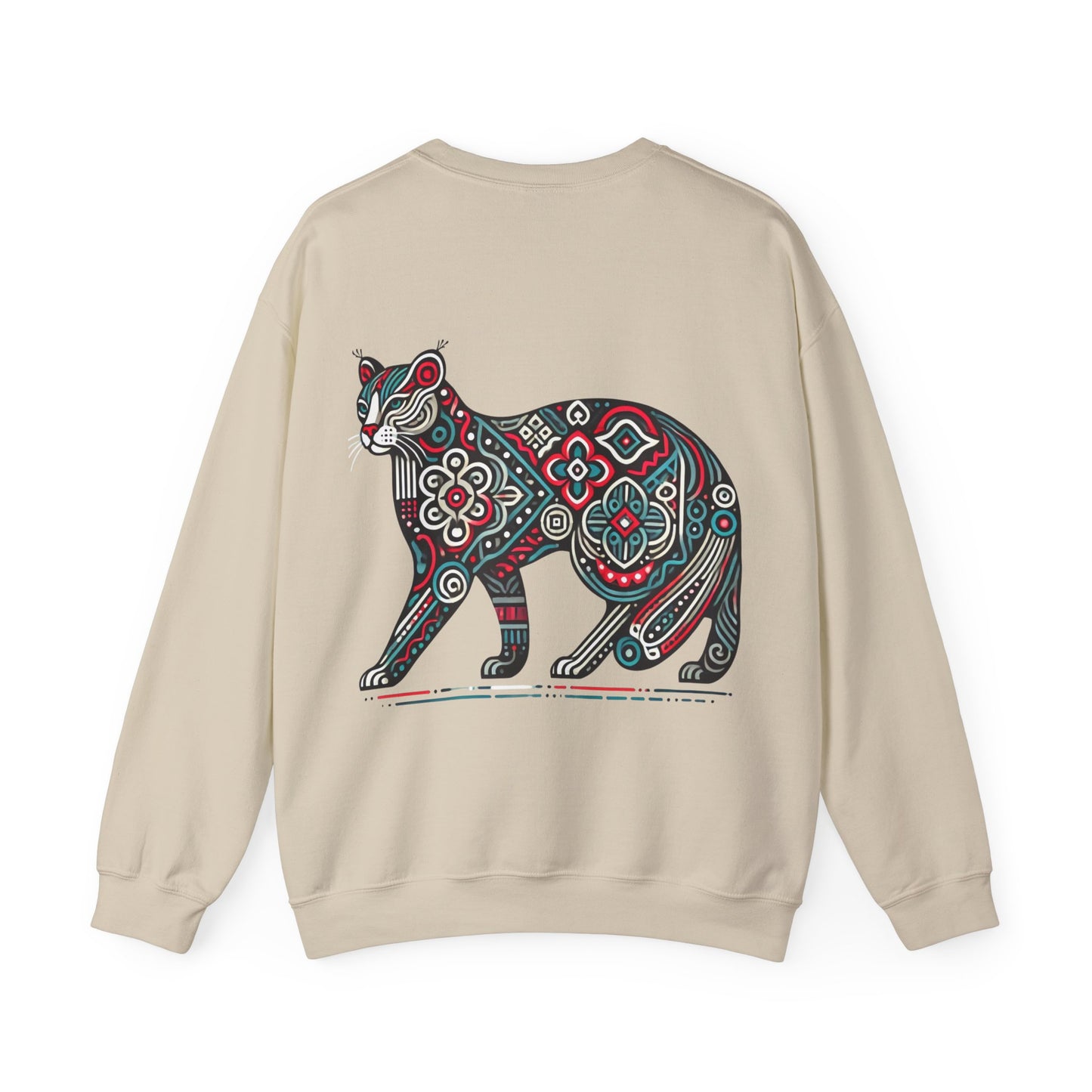 Tribal Cat Sweatshirt – Sebi’s Abenteuer Edition