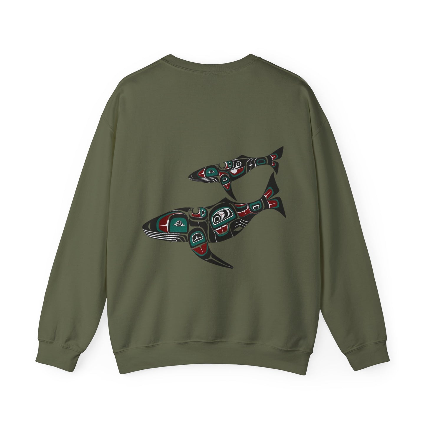 Tribal Whale Sweatshirt – Sebi’s Abenteuer Edition