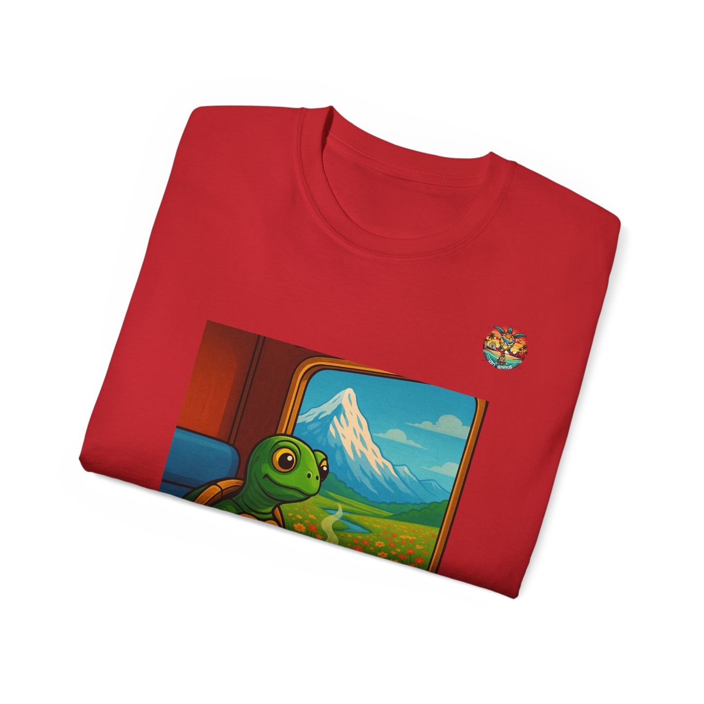 „Wrong Train, Right Lesson“ – Schildkröten-Zugreise T-Shirt