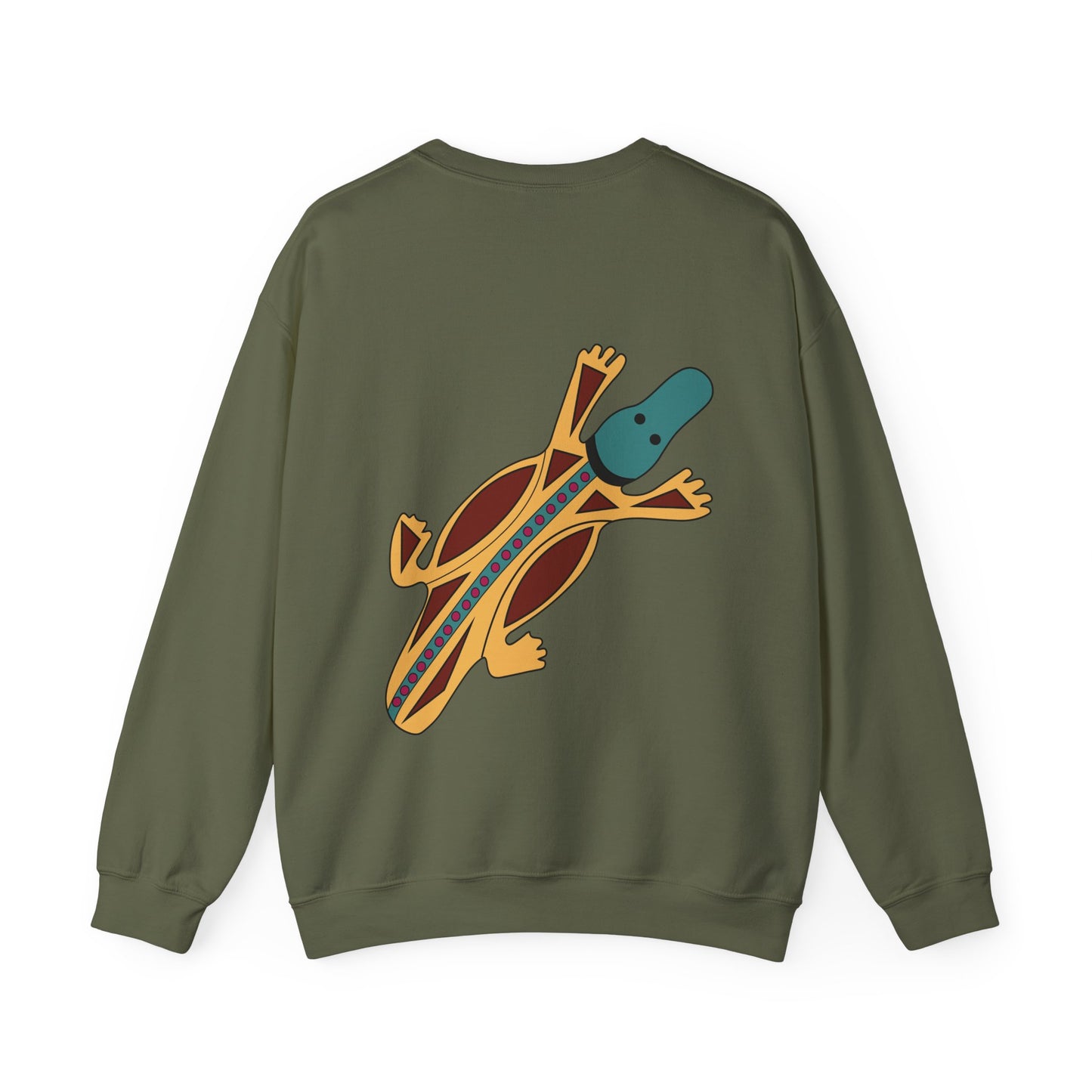 Platypus Dreaming Sweatshirt – Einzigartige Outback-Kunst