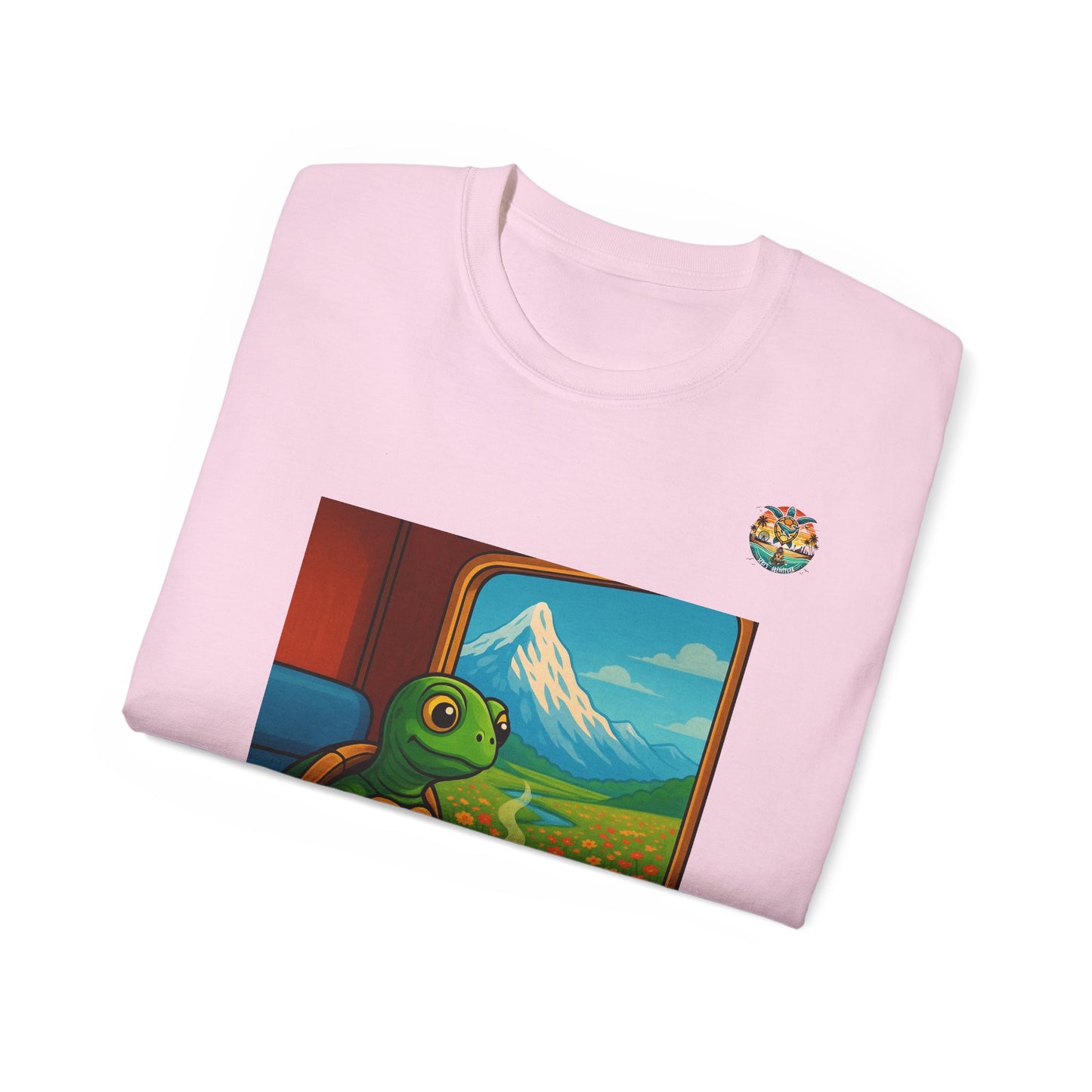 „Wrong Train, Right Lesson“ – Schildkröten-Zugreise T-Shirt
