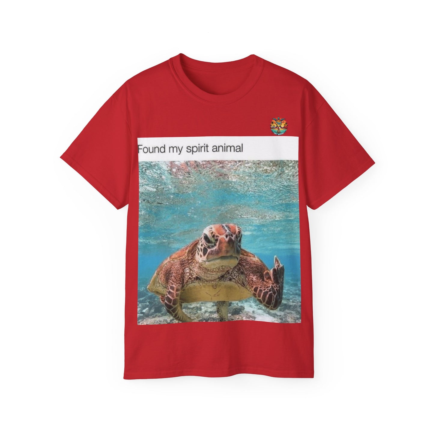 Mein spirituelles Tier – Lustiges T-Shirt mit Schildkröten-Design